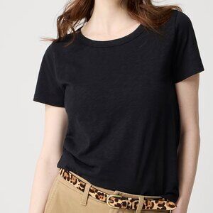 NEW NWT J. Crew Factory girlfriend crewneck tee Color: Black